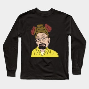 Walter White in Weirdtual Reality Long Sleeve T-Shirt